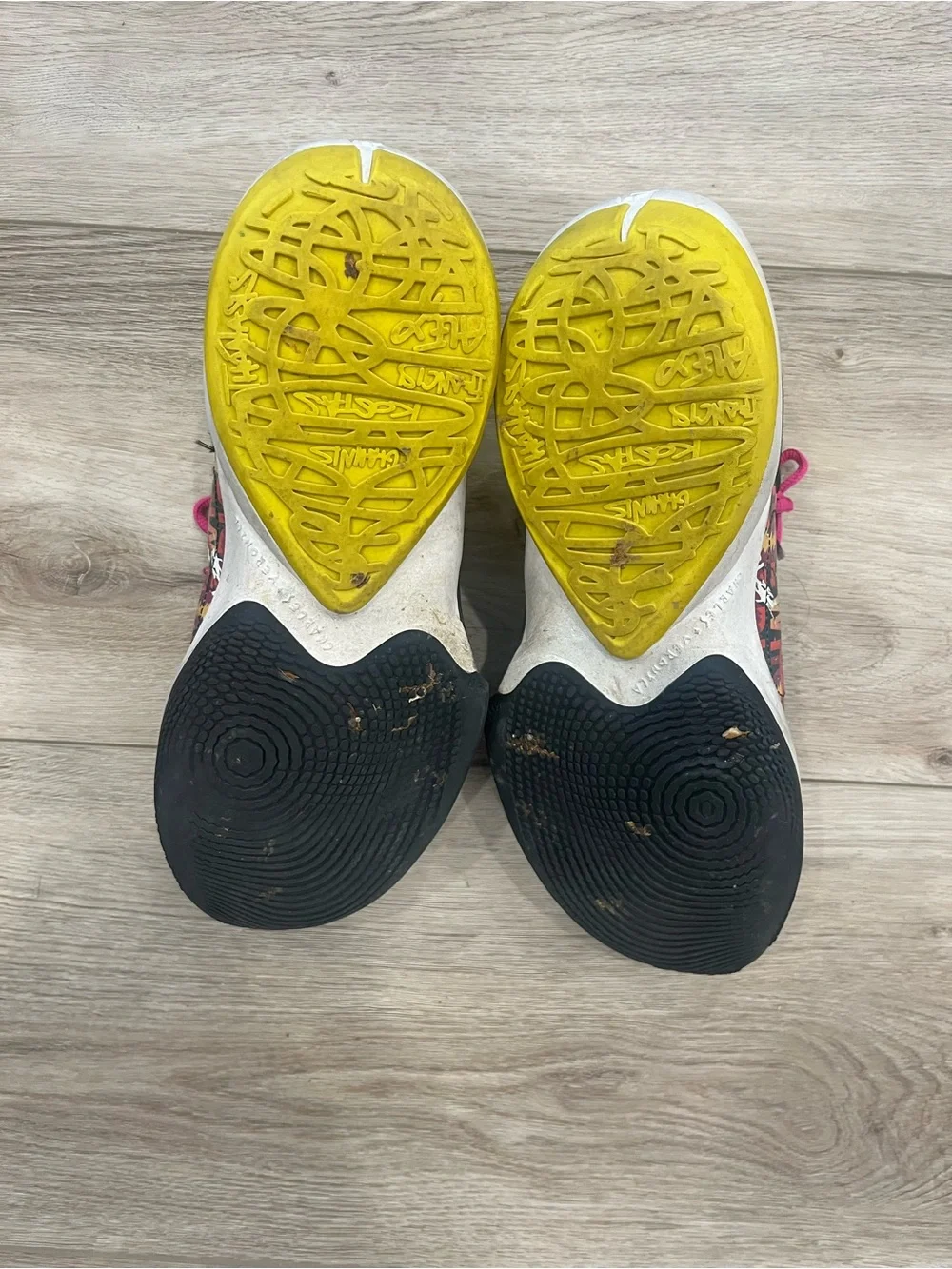 Nike Zoom Freak 2s Basketball Shoes, Pink Yellow Greek Freak